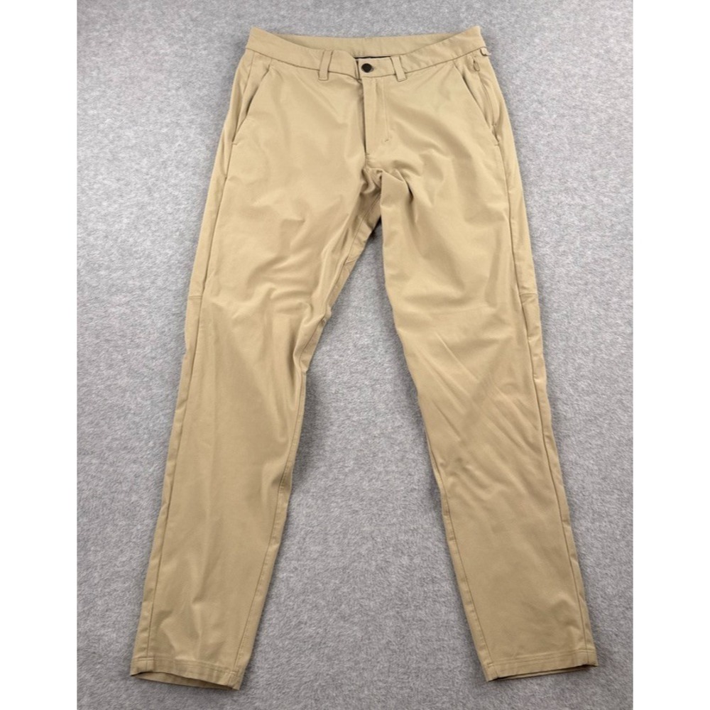 Lululemon Pants Mens 32x30 Beige Preppy Commission Warpstreme Classic Golf Chino